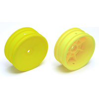 Team Associated Buggy Front Hex Wheels yellow