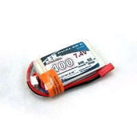 Dualsky 400mah 2S 7.4v 30C ECO LiPo Battery with JST Connector