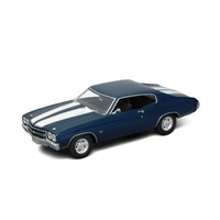 Welly 1:18 1970 Chevrolet Chev. Ss 454 (Blue)