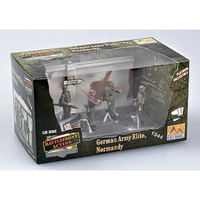 Easy Model 33600 1/35 German Soldiers In WWII- Waffen SS Normandy 1944 (4 Figures) Assembled Model