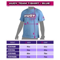HUDY T-SHIRT - SKY BLUE M - HD281046M
