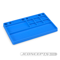 Jconcepts Rubber Parts Tray- Blue