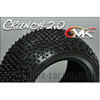 CRUNCH 2.0 1/10 Rear Tyres in PINK compound (1 pair + Insert)
