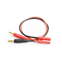 4.0mm(W/housing) to 4.0mm connector charging cable14AWG 30cm silicone wire 